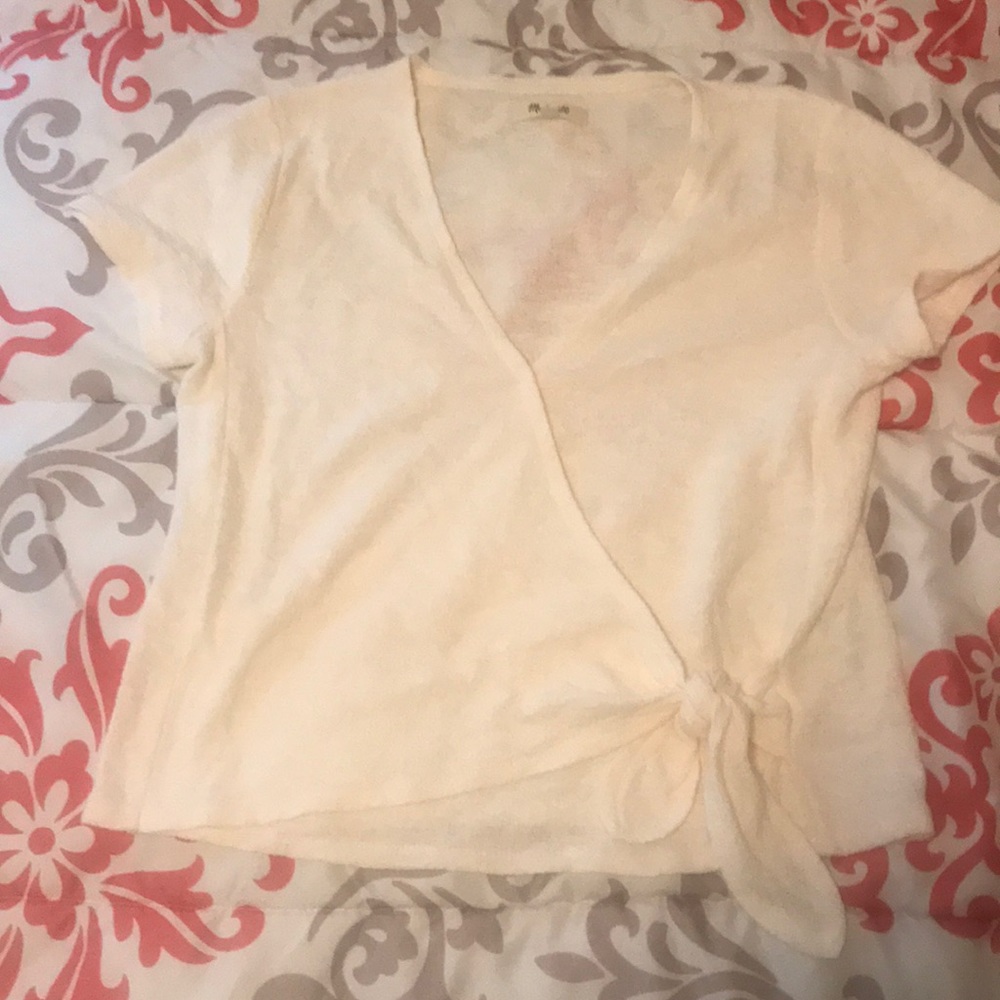 Madewell Texture & Thread wrap top